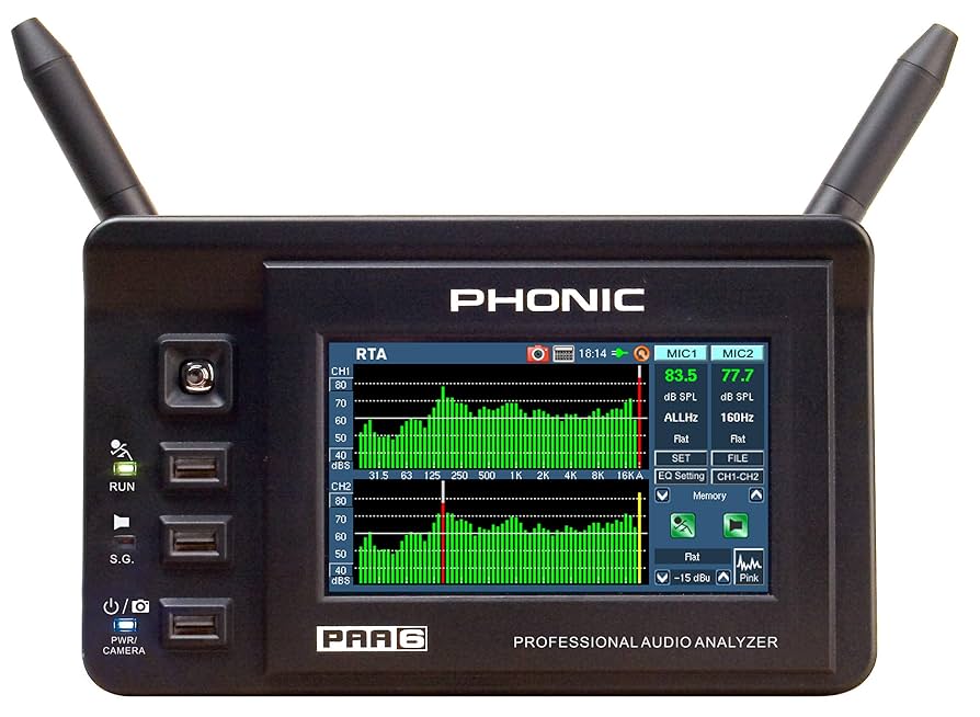 Amazon | PHONIC digital オーディオ アナライザー 2Ch PAA6